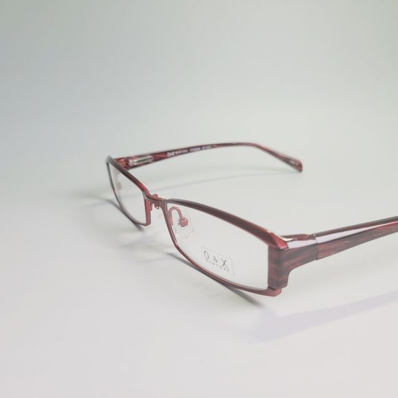 O&X New York OT-208U eyeglasses red full frame eyewear  53-18 136 C7 - Picture 3 of 11